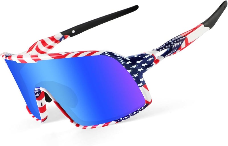 BangLong Polarized Sports Sunglasses for Men Women, UV Protection Sun Glasses for Baseball Running Cycling Fishing - Image 1